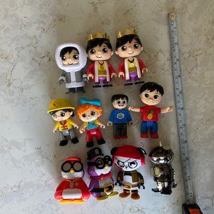 Ryan’s World Toy Figures Lot of 11